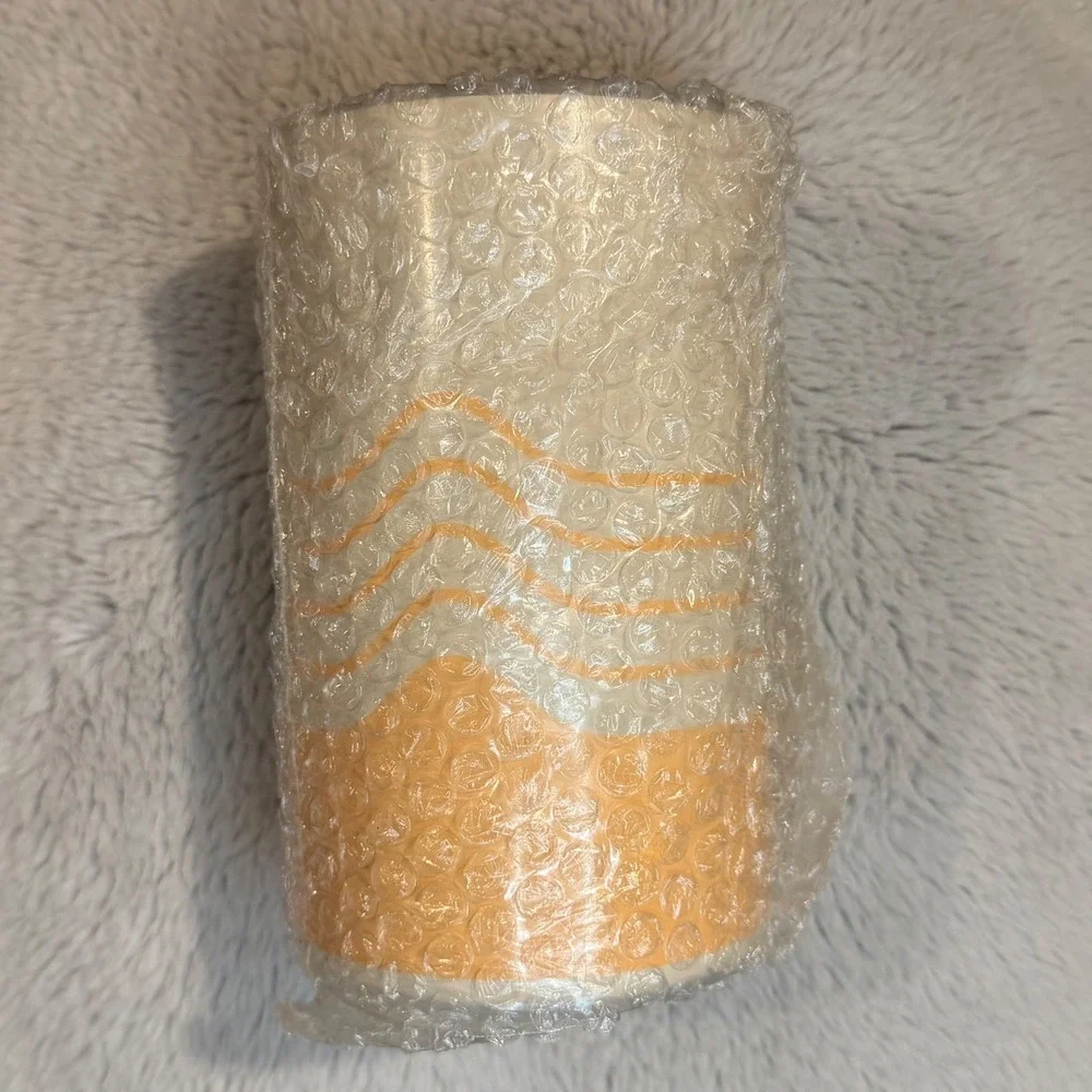 Society6 Mod Wine Chiller Double Wall Stainless Steel‎ Orange Tan New In Box